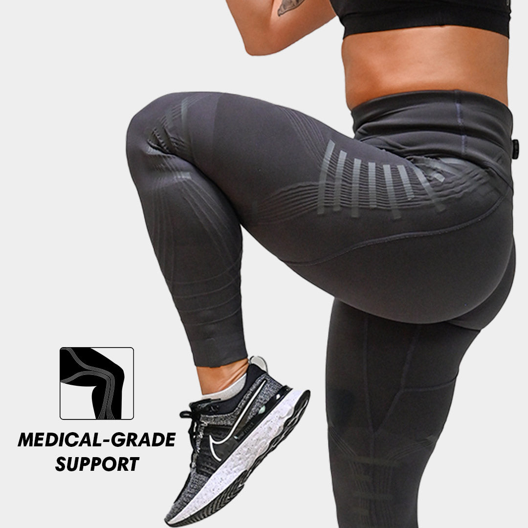 stoko, Pants & Jumpsuits, Stoko Womens K Summit Medical Grade Leggings  Baselayer Built In Brace Black Lg