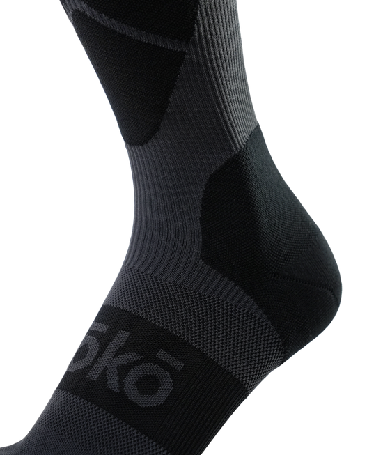 Chaussettes de ski - NORDTREK - Kobuk Ski Socks - Black / Red