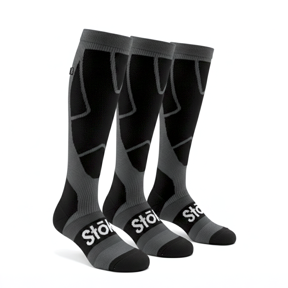 Merino Padded Ski Sock - 3 Pack